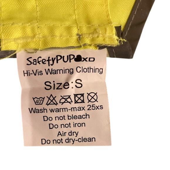 Safety Pup XD Warning Clothing-Reflective Dog Vest in Yellow  NWOTS - Picture 4 of 4